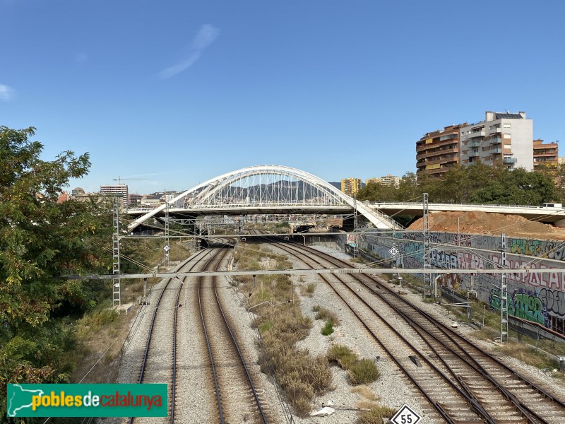 Barcelona - Pont de Bac de Roda (Foto: Albert Esteves, 2019) Barcelona - Pont de Bac de Roda