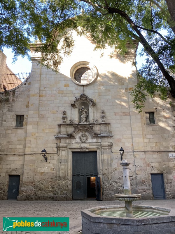 Barcelona - Església de Sant Felip Neri (Foto: Albert Esteves, 2019) Barcelona - Església de Sant Felip Neri