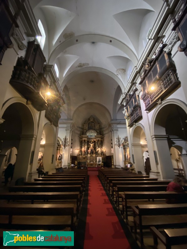 Barcelona - Església de Sant Felip Neri, interior (Foto: Albert Esteves, 2019) Barcelona - Església de Sant Felip Neri, interior
