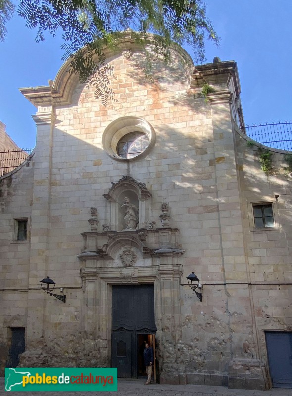 Barcelona - Església de Sant Felip Neri (Foto: Albert Esteves, 2019) Barcelona - Església de Sant Felip Neri