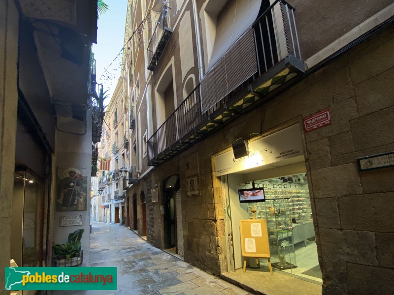 Barcelona - Carrer Petritxol (Foto: Albert Esteves, 2019) Barcelona - Carrer Petritxol