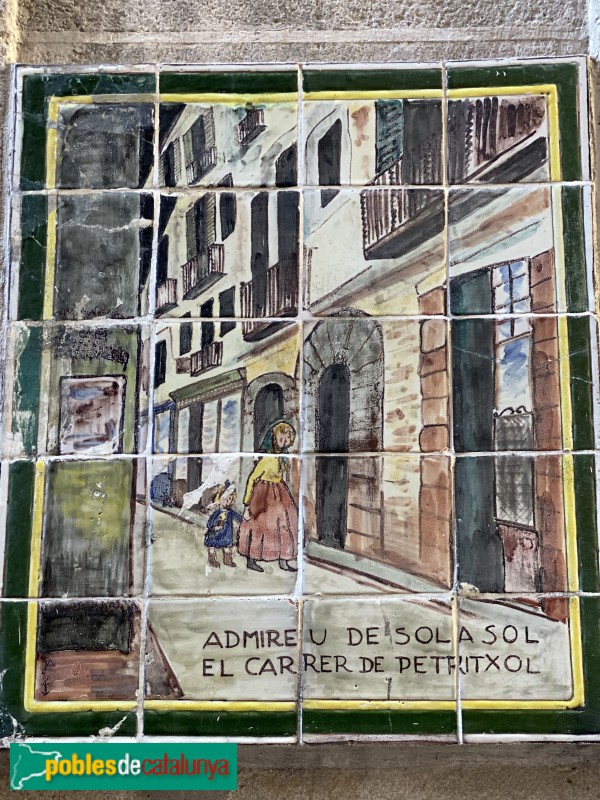 Barcelona - Carrer Petritxol. Mosaic (Foto: Albert Esteves, 2019) Barcelona - Carrer Petritxol. Mosaic