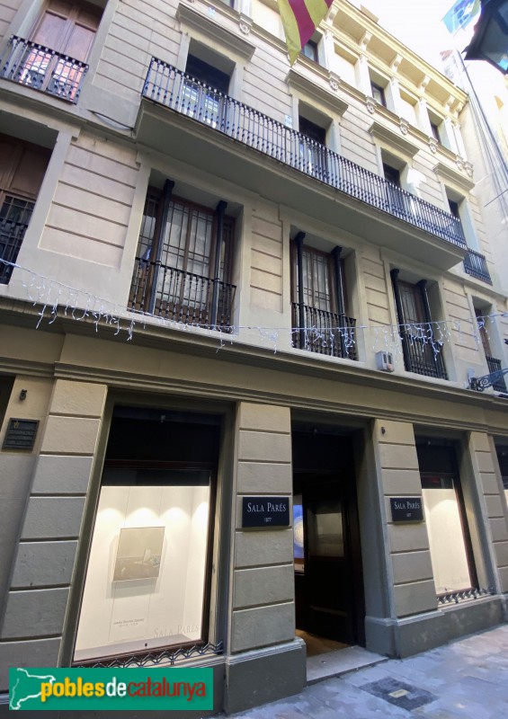 Barcelona - Carrer Petritxol, sala Parés (Foto: Albert Esteves, 2019) Barcelona - Carrer Petritxol, sala Parés