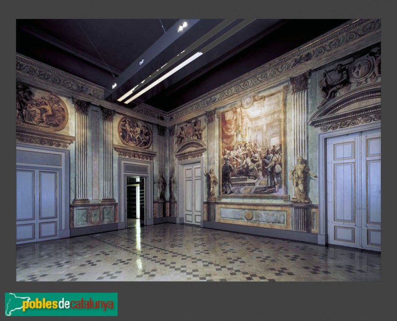 Barcelona - Casa del Comte de Fonollar o Palau Palmerola (Portaferrissa, 7) (pintures) Barcelona - Casa del Comte de Fonollar o Palau Palmerola (Portaferrissa, 7) (pintures)