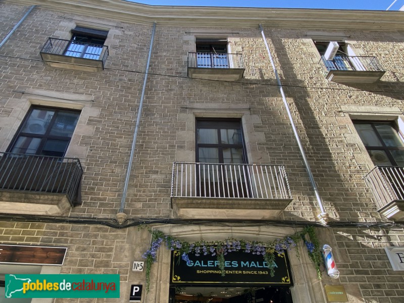 Barcelona - Palau Maldà (Foto: Albert Esteves, 2019) Barcelona - Palau Maldà