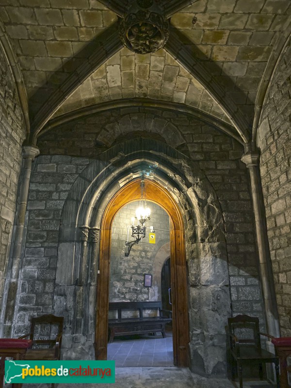 Església de Santa Maria del Pi. Accés al campanar