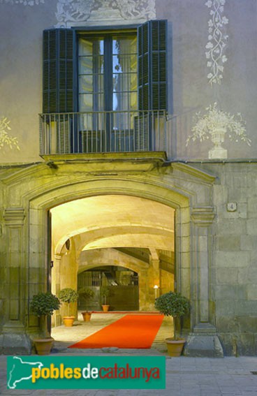 Barcelona - Palau Moixó. Entrada Principal Barcelona - Palau Moixó. Entrada Principal