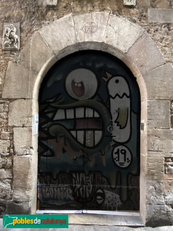 Barcelona - Hostal d'en Sol, 3-5 (Foto: Albert Esteves, 2019) Barcelona - Hostal d'en Sol, 3-5