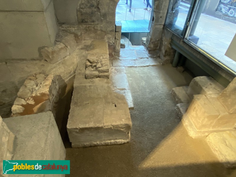 Barcelona - Ruïnes romanes del palau Marc (Foto: Albert Esteves, 2019) Barcelona - Ruïnes romanes del palau Marc