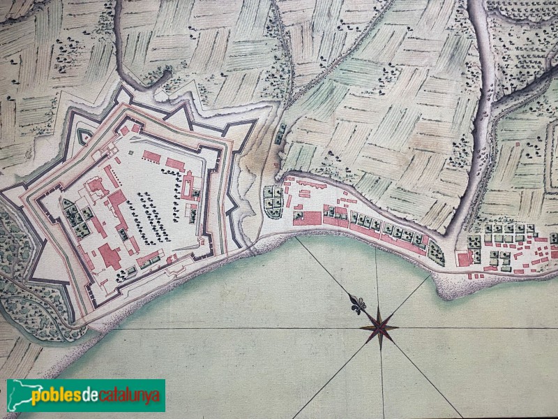 Roses - Ciutadella. Plànol