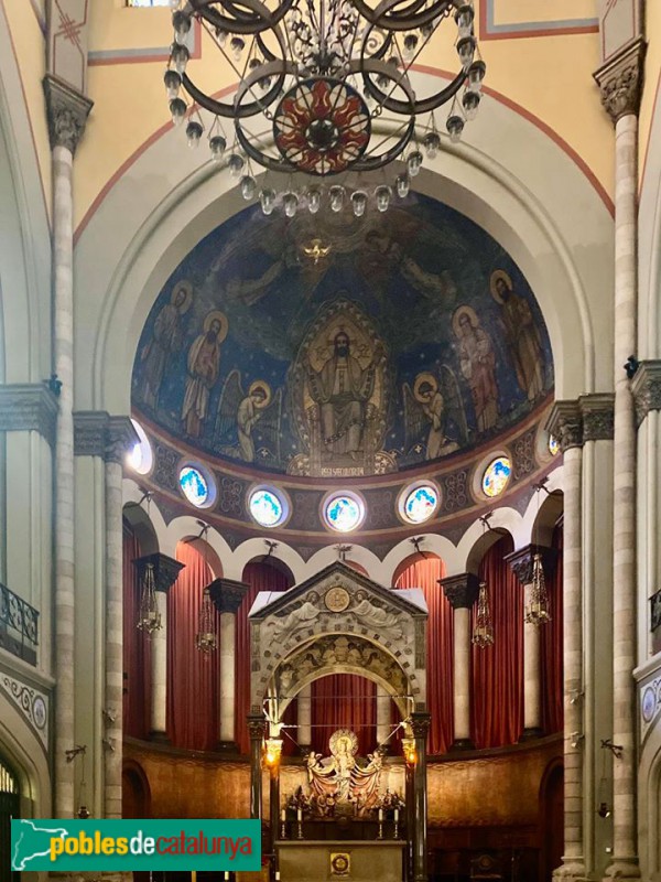 Barcelona - Església de la Santa Maria de Montalegre (Foto: Elvira Font, 2020) Barcelona - Església de la Santa Maria de Montalegre