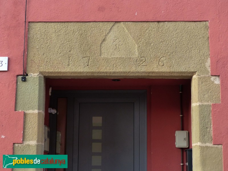 Folgueroles - Llinda de Can Llussà (Foto: Graciel·la Vidal, 2020) Folgueroles - Llinda de Can Llussà