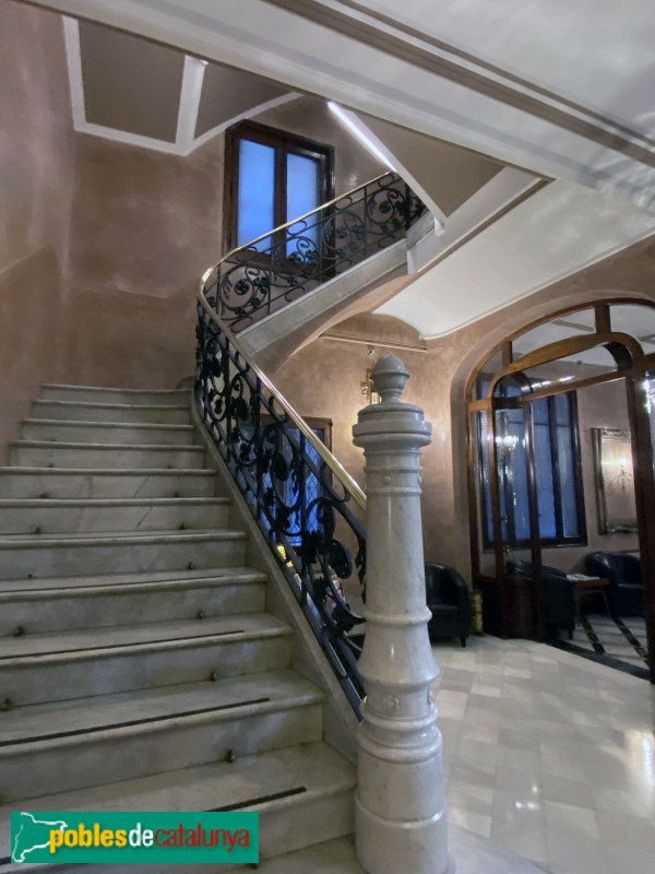 Barcelona - Casa Miralbell (Hotel Nouvel) (Foto: Albert Esteves, 2020) Barcelona - Casa Miralbell (Hotel Nouvel)