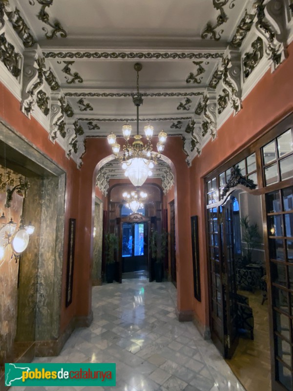 Barcelona - Casa Miralbell (Hotel Nouvel) (Foto: Albert Esteves, 2020) Barcelona - Casa Miralbell (Hotel Nouvel)