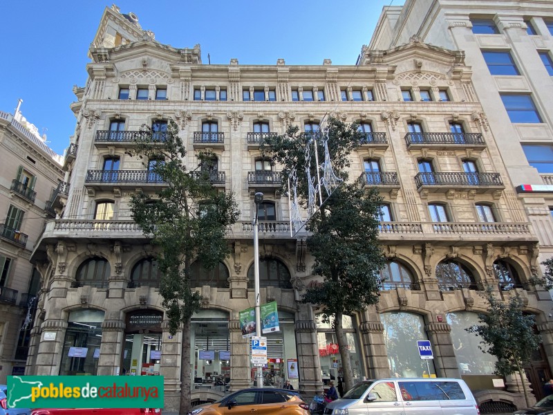 Barcelona - Banc Hispano Americà (Foto: Albert Esteves, 2020) Barcelona - Banc Hispano Americà