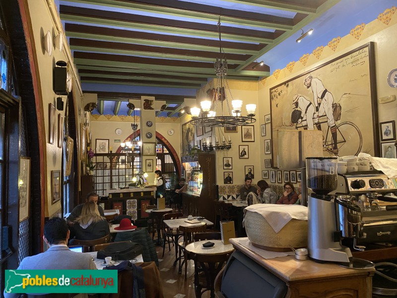 Barcelona - Els Quatre Gats (Foto: Albert Esteves, 2020) Barcelona - Els Quatre Gats