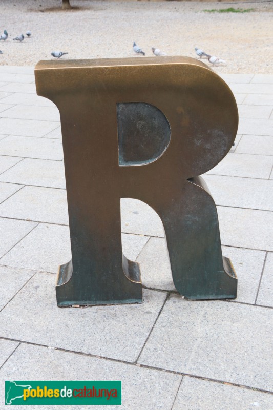 Barcelona - Escultura Barcino (Foto: Albert Esteves, 2020) Barcelona - Escultura Barcino