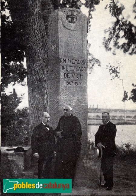 Folgueroles - Font del Desmai. Martí Genís, Jaume Collell i Josep Salarich.