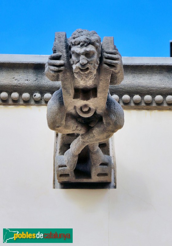 Barcelona - Palau de Lloctinent, gàrgola (Foto: Albert Esteves, 2020) Barcelona - Palau de Lloctinent, gàrgola