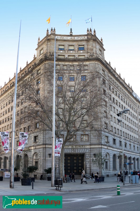 Barcelona - Banc d'Espanya (Foto: Albert Esteves, 2020) Barcelona - Banc d'Espanya