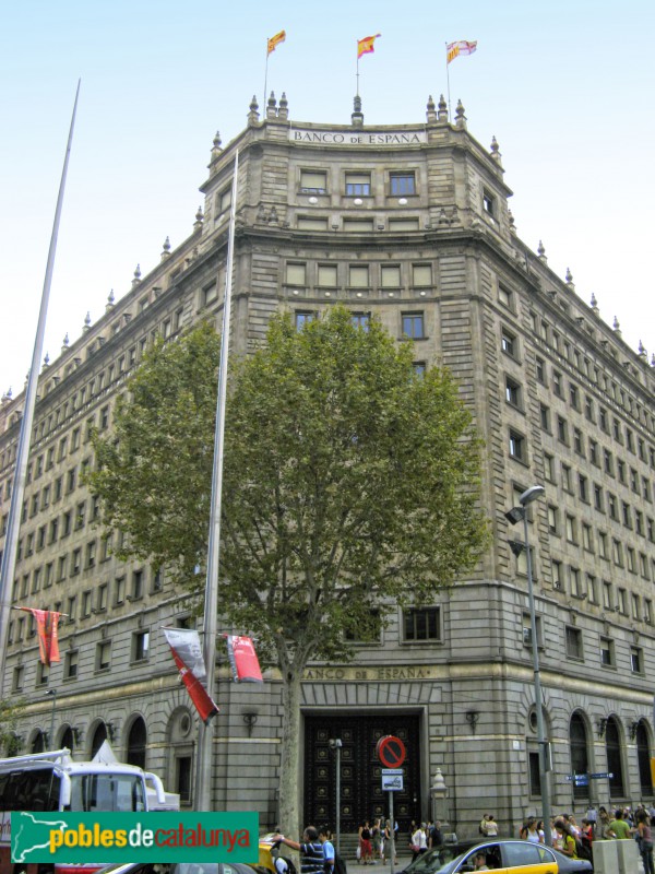 Barcelona - Banc d'Espanya (Foto: Albert Esteves, 2007) Barcelona - Banc d'Espanya