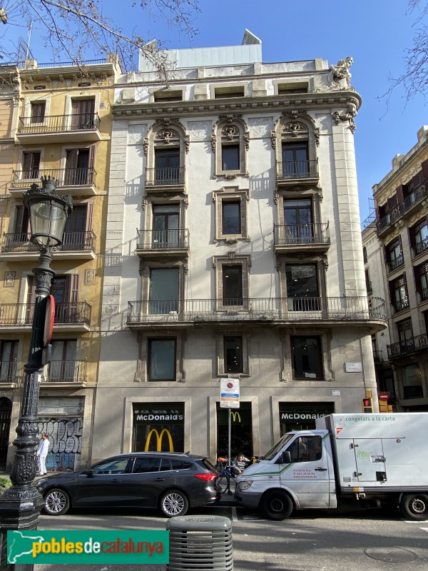 Barcelona - Rambla, 62 (Foto: Albert Esteves, 2020) Barcelona - Rambla, 62