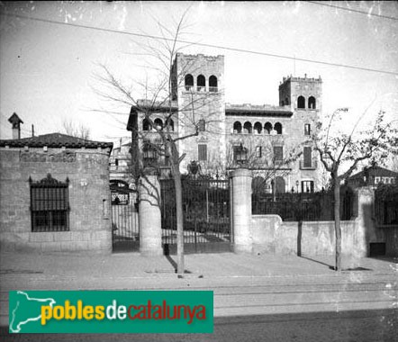 Barcelona - Palau del Marquès d'Alella (Foto: Carles Fargas -Arxiu Fotogràfic Centre Excursionista de Catalunya-, c1921) Barcelona - Palau del Marquès d'Alella