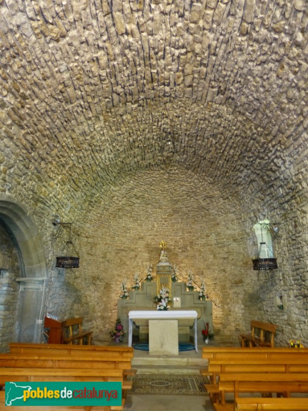 La Damunt. Detall volta interior (Foto: Graciel·la Vidal, 2020) La Damunt. Detall volta interior