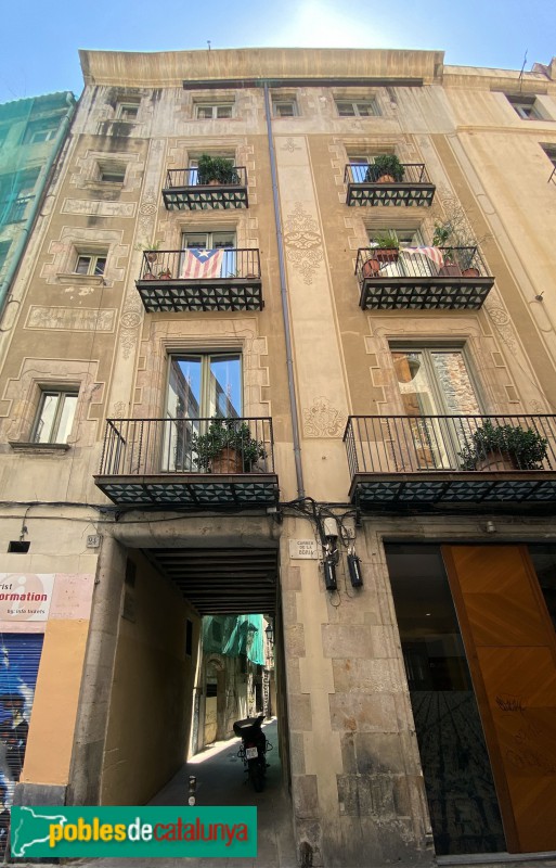 Barcelona - Casa de la Volta d'en Civader (Foto: Albert Esteves, 2020) Barcelona - Casa de la Volta d'en Civader