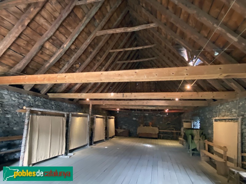 Vilamòs - Çò de Joanchiquet. Estable (Foto: Albert Esteves, 2020) Vilamòs - Çò de Joanchiquet. Estable