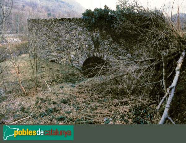 Es Bòrdes - Molí d'Arró (Foto: M. Pau Pérez Jimeno - invarquit.cultura.gencat.cat -, 1991) Es Bòrdes - Molí d'Arró