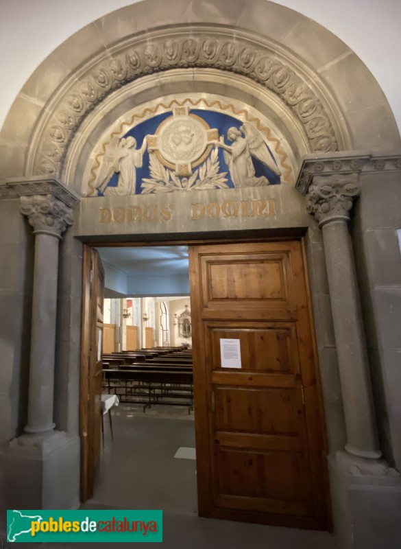 Barcelona - Església dels Sagrats Cors (Foto: Albert Esteves, 2020) Barcelona - Església dels Sagrats Cors