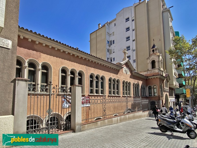 Barcelona - Església dels Sagrats Cors (Foto: Albert Esteves, 2020) Barcelona - Església dels Sagrats Cors