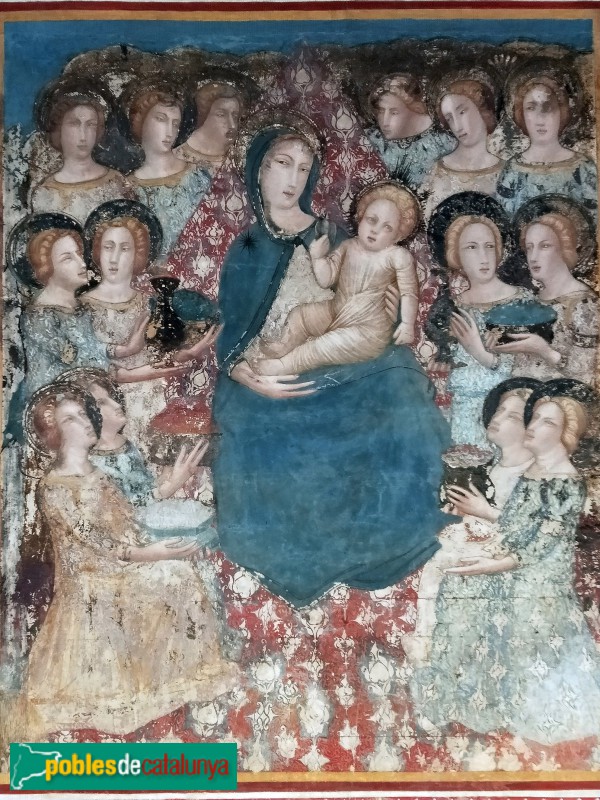 Barcelona - Monestir de Pedralbes. Capella de Sant Miquel