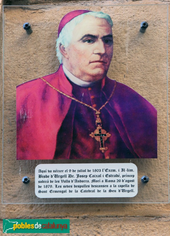 El Vilosell - Casa del bisbe Caixal (Foto: Albert Esteves, 2020) El Vilosell - Casa del bisbe Caixal