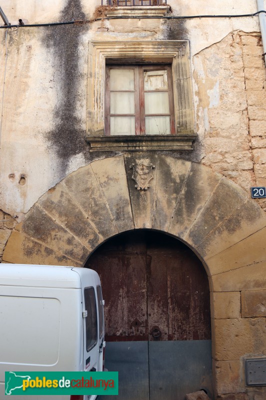 La Pobla de Cérvoles - Cal Domènec (Foto: Albert Esteves, 2020) La Pobla de Cérvoles - Cal Domènec