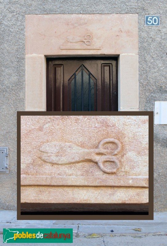 La Pobla de Cérvoles - Portal de 1776 (Foto: Albert Esteves, 2020) La Pobla de Cérvoles - Portal de 1776