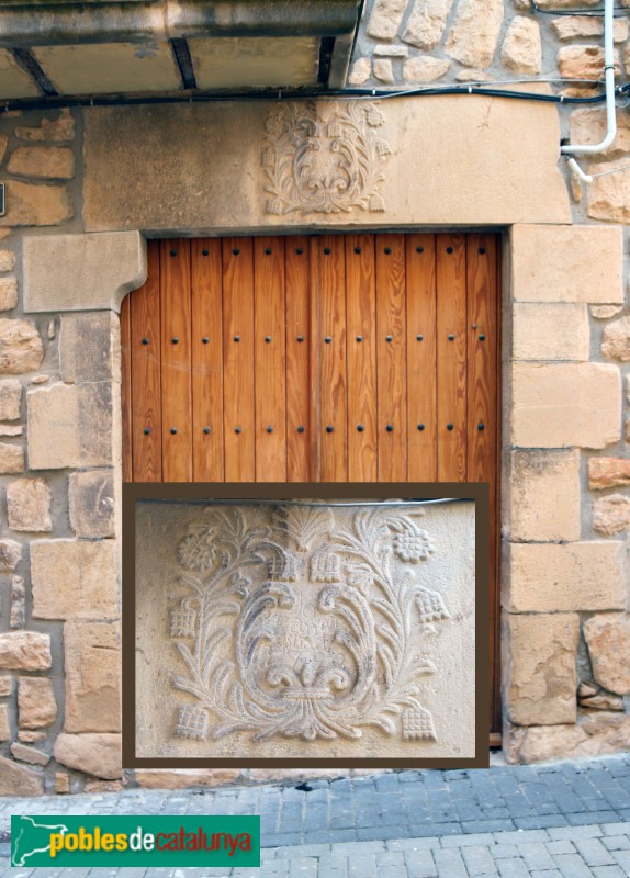 La Pobla de Cérvoles - Portal de 1790 (Foto: Albert Esteves, 2020) La Pobla de Cérvoles - Portal de 1790