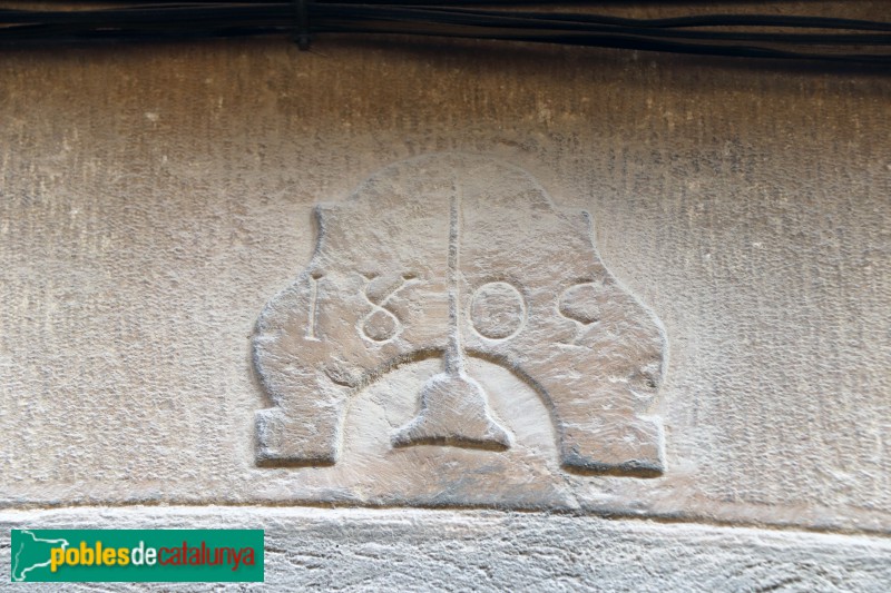 Cervià de les Garrigues - Porta de 1809 (Foto: Albert Esteves, 2020) Cervià de les Garrigues - Porta de 1809