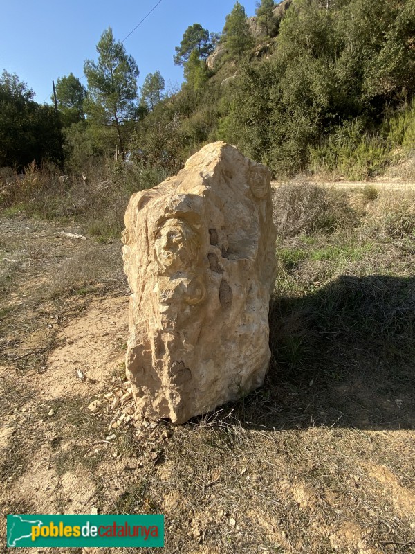 Cervià de les Garrigues - Escultura a la Ruta dels sentits (Foto: Albert Esteves, 2020) Cervià de les Garrigues - Escultura a la Ruta dels sentits