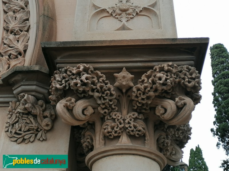 Cementiri de Montjuïc - Panteó Olano Iriondo (Foto: Sílvia Balagué, 2020) Cementiri de Montjuïc - Panteó Olano Iriondo