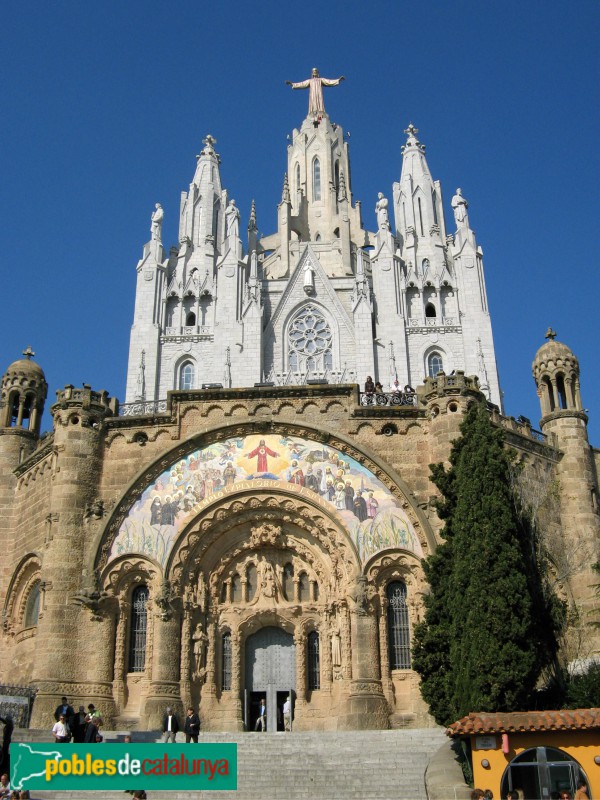 Barcelona - Temple del Sagrat Cor del Tibidabo (Foto: Albert Esteves, 2007) Barcelona - Temple del Sagrat Cor del Tibidabo
