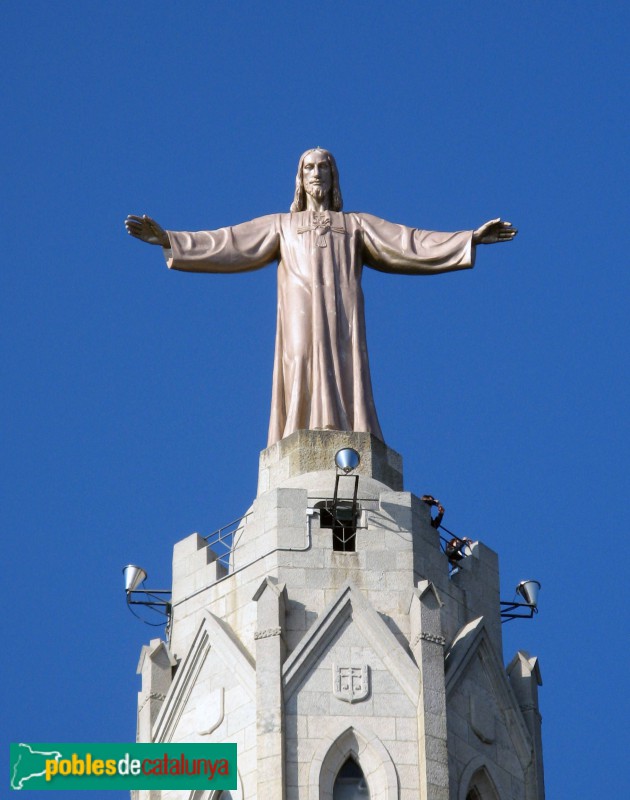 Barcelona - Temple del Sagrat Cor del Tibidabo (Foto: Albert Esteves, 2007) Barcelona - Temple del Sagrat Cor del Tibidabo