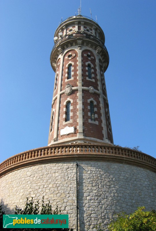 Barcelona - Torre de les Aigües del Tibidabo (o de Dosrius) (Foto: Albert Esteves, 2007) Barcelona - Torre de les Aigües del Tibidabo (o de Dosrius)