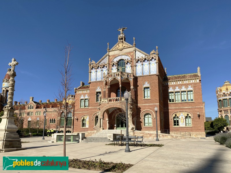 Hospital de Sant Pau - Edifici d'Operacions (Foto: Albert Esteves, 2021) Hospital de Sant Pau - Edifici d'Operacions