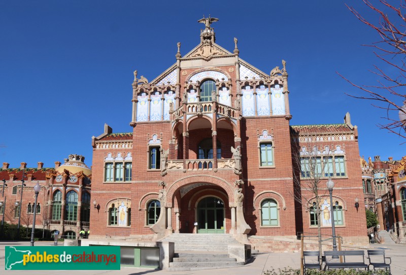 Hospital de Sant Pau - Edifici d'Operacions (Foto: Albert Esteves, 2021) Hospital de Sant Pau - Edifici d'Operacions