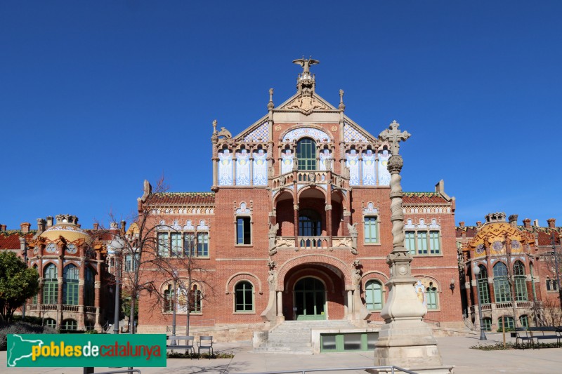 Hospital de Sant Pau - Edifici d'Operacions (Foto: Albert Esteves, 2021) Hospital de Sant Pau - Edifici d'Operacions
