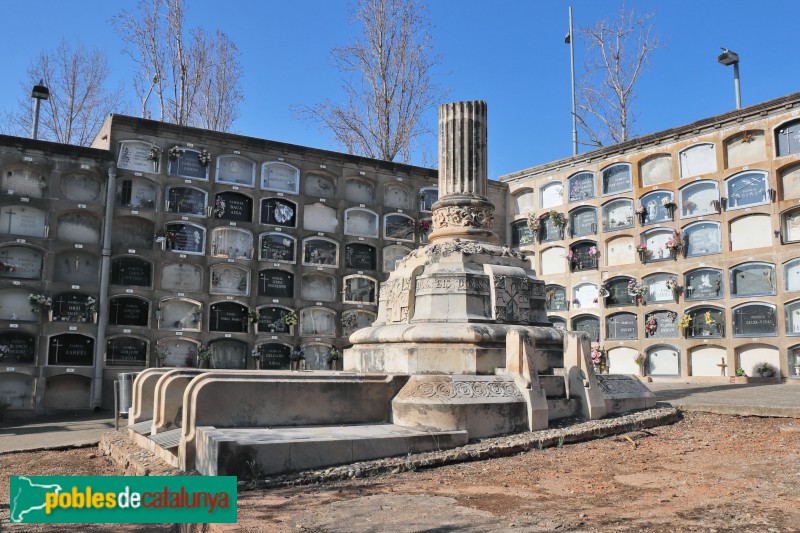 Cementiri d'Horta  - Sepulcre Marcet-Planàs