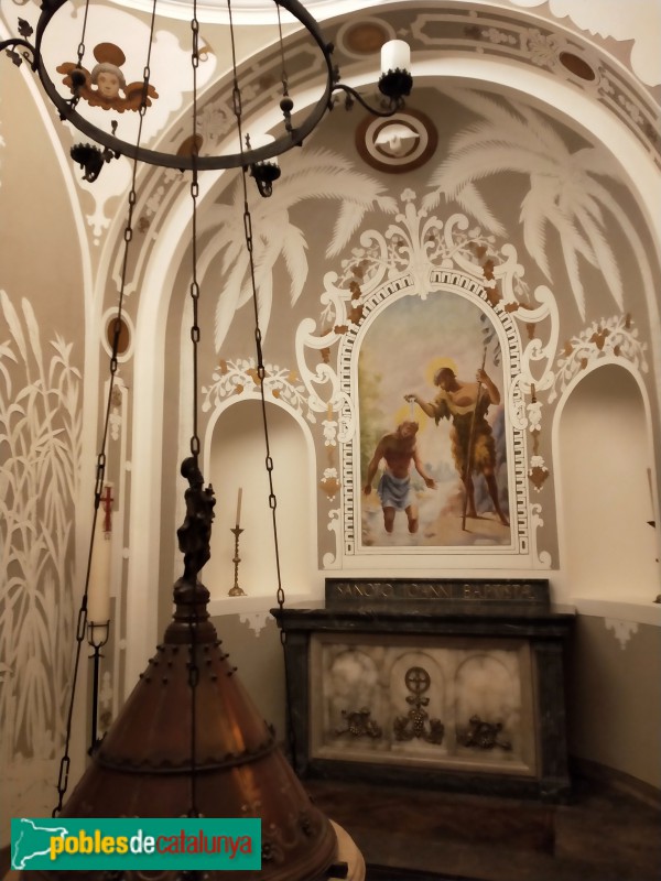 Barcelona - Església de Santa Maria de Jesús. Capella de Sant Joan Baptista