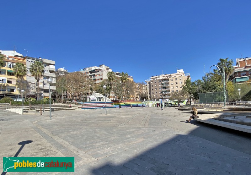 Barcelona - Plaça d'Àngel Pestaña (Foto: Albert Esteves, 2021) Barcelona - Plaça d'Àngel Pestaña